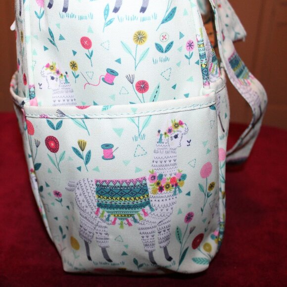 Hobby Gift Exclusive Craft Bag featuring a vibrant llama pattern - Picture 4 of 9